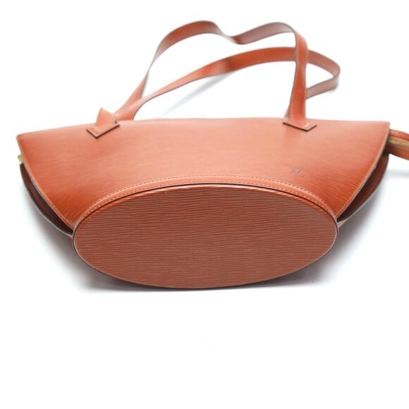 LOUIS VUITTON Brown Leather Tote Bag - Picture 5 of 16